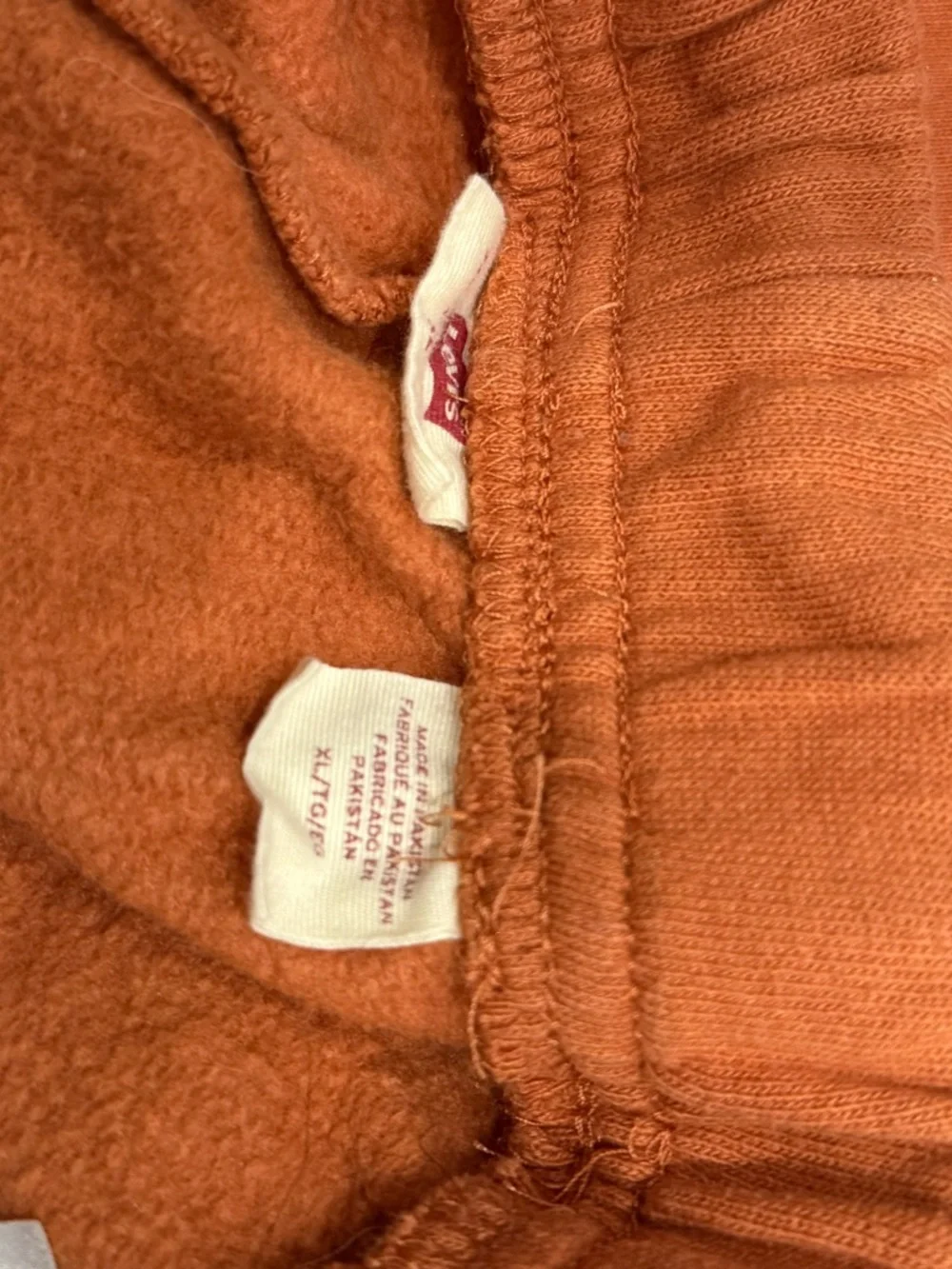 Levi's Rust Orange Drawstring Joggers - Picture 3 of 3